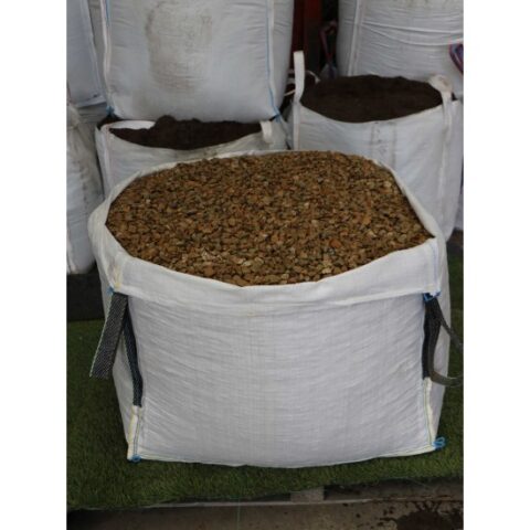 white garden stones bulk bag